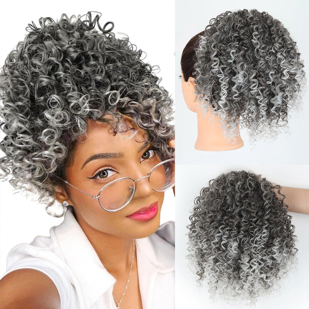 Drawstring Hair Bundle With African Black Hair Extensions